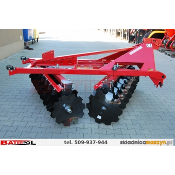 Brona talerzowa Demarol 2m 2x9T 3-podpory, 